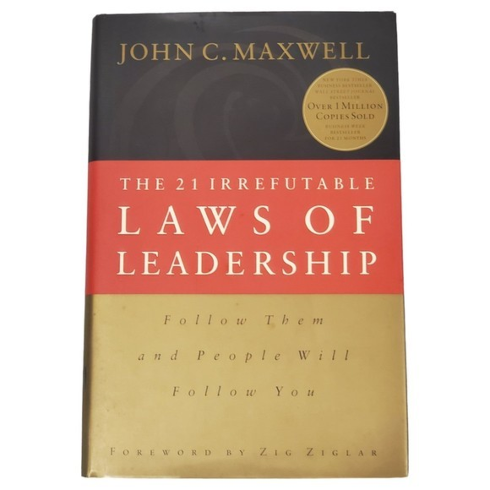 The 21 Irrefutable Laws of Leadership John C Maxwell Hardback Book‎